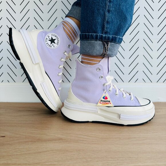 ⭐Converse Run Star Legacy CX Hi Sz 8 Women Shoes Platform Purple Sneaker A03064C - Picture 4 of 14